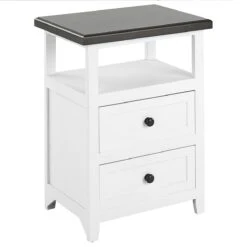 Beliani - LAYOLA - Nachtkastje - Wit - MDF