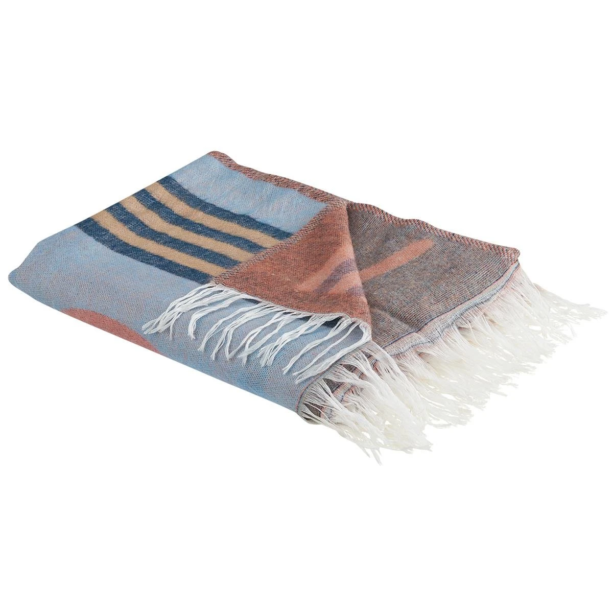 Beliani - RESHA - Plaid - Multicolor - 130 X 170 Cm - Polyester