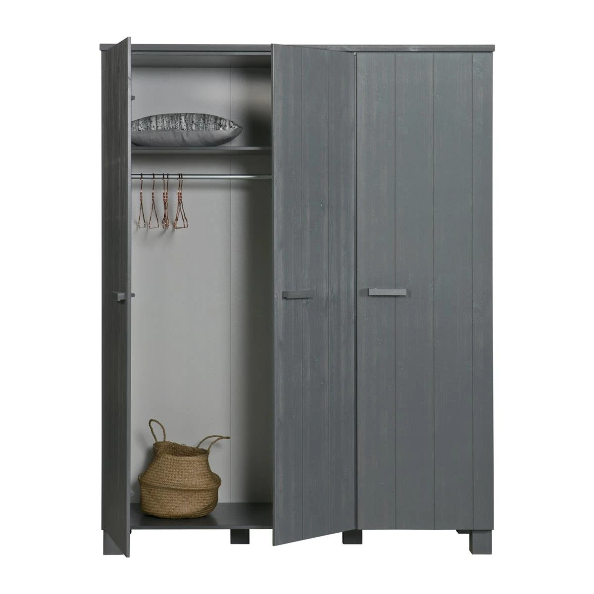 Woood Dennis Kast 3-Deurs - Afbeelding 2