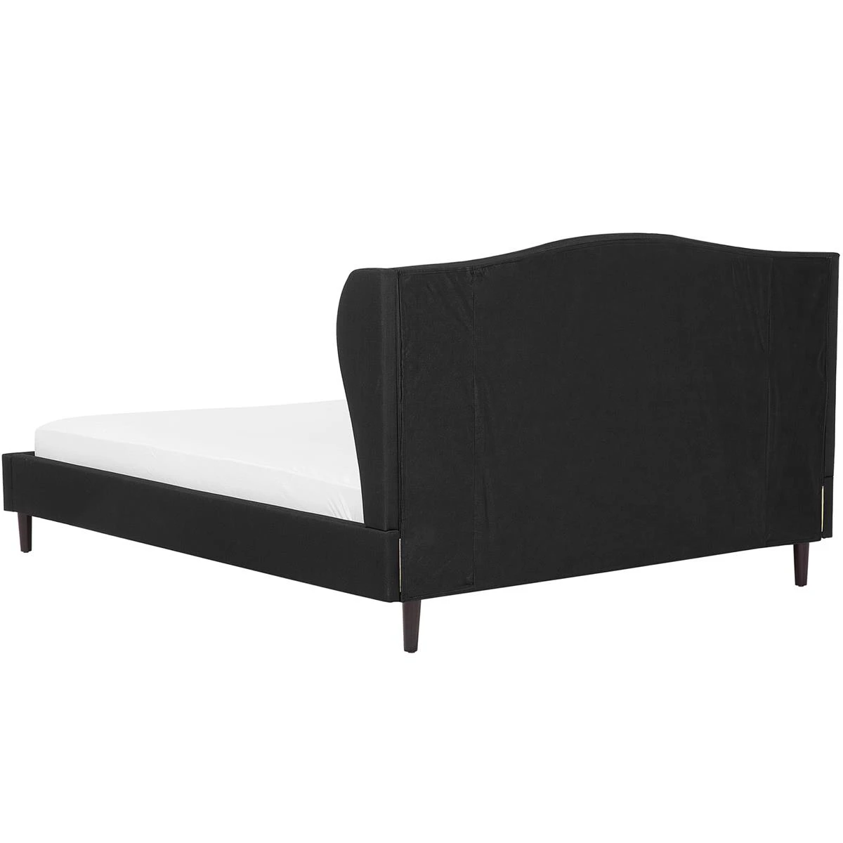 Beliani - COLMAR - Tweepersoonsbed - Zwart - 180 X 200 Cm - Polyester - Afbeelding 6