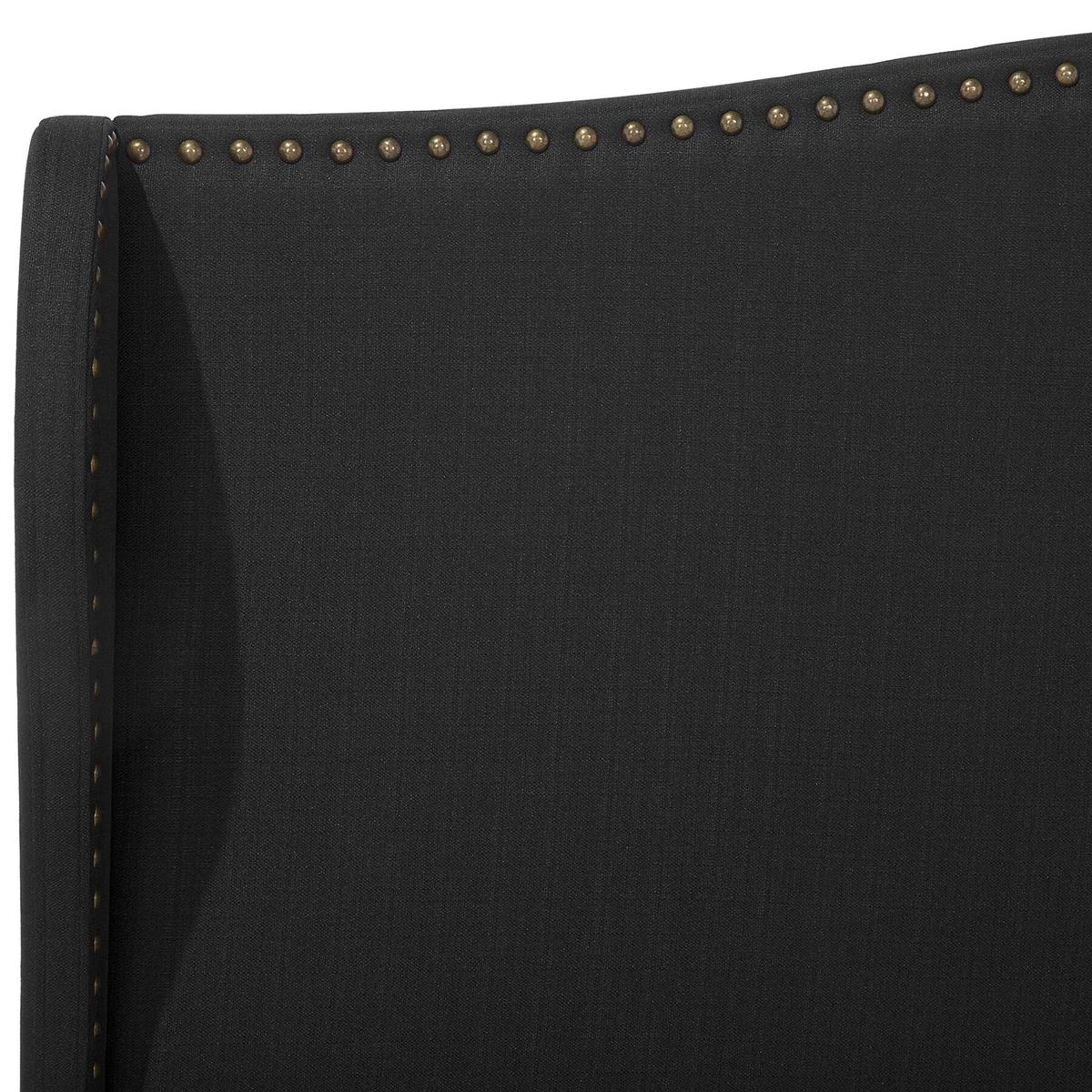 Beliani - COLMAR - Tweepersoonsbed - Zwart - 180 X 200 Cm - Polyester - Afbeelding 8