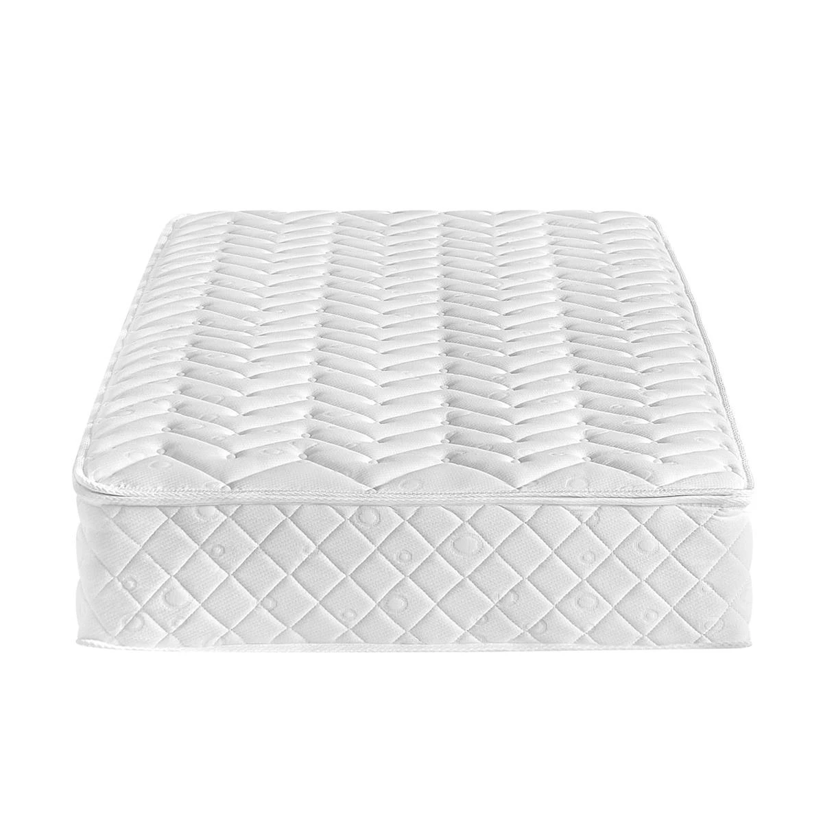 Beliani-GLORY-Pocketveringmatras Medium-Wit-90 X 200 Cm-Polyester - Afbeelding 6