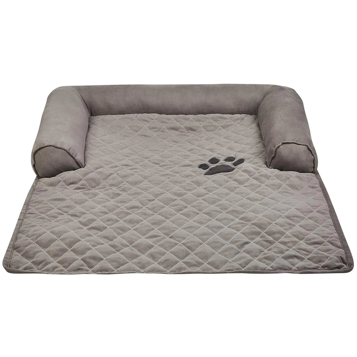 Beliani - BOZAN - Dierenbed - Grijs - Polyester - Afbeelding 3