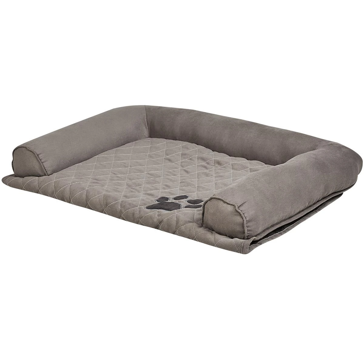 Beliani - BOZAN - Dierenbed - Grijs - Polyester - Afbeelding 4