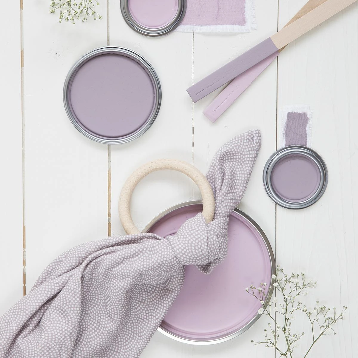 Little Dutch | Muurverf Mat - Pure Mauve - Paars - 2,5 Liter - Afbeelding 4