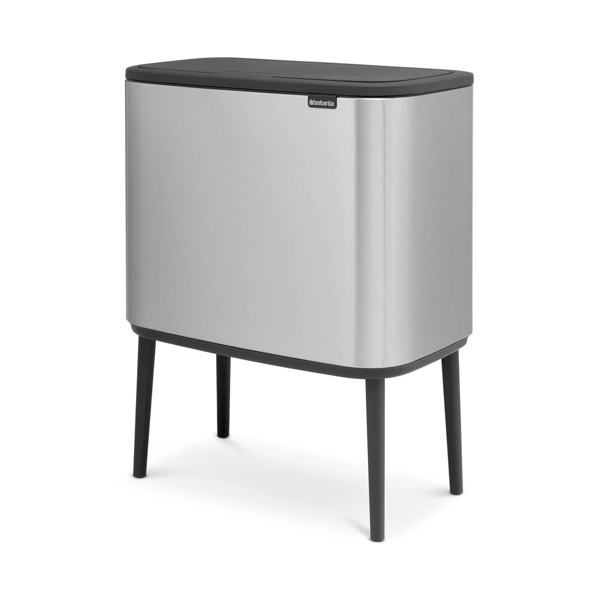 Brabantia Bo Touch Bin Afvalemmer 11 + 23 L - Vingerafdrukvrij - Zilver - Afbeelding 5