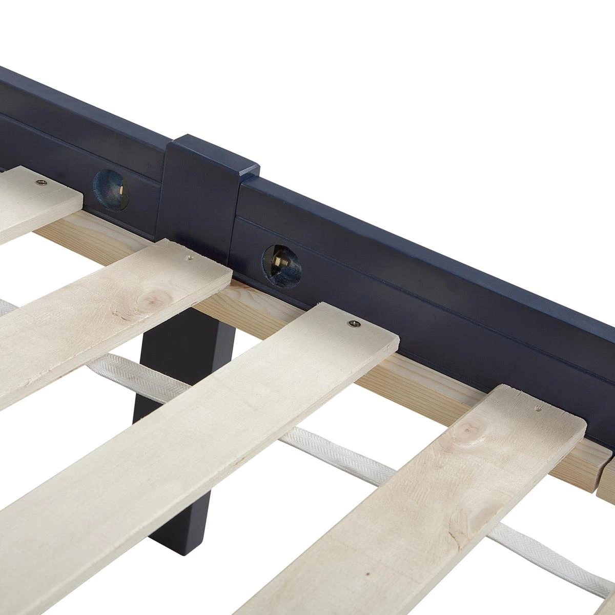 Beliani-FLORAC -Tweepersoonsbed-Blauw-140 X 200 Cm-Dennenhout - Afbeelding 6