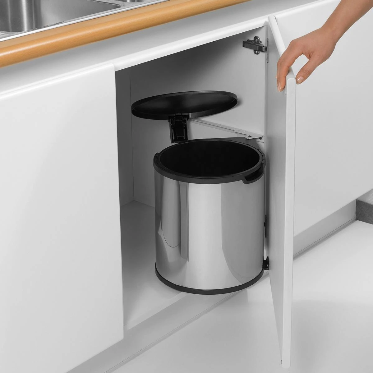 Brabantia Built-In Bin Afvalemmer 15 Liter Glans - Afbeelding 5