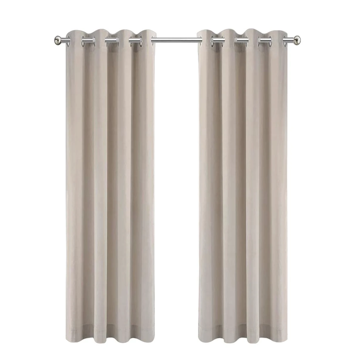 LW Collection Kant En Klaar Gordijnen Beige 290x245