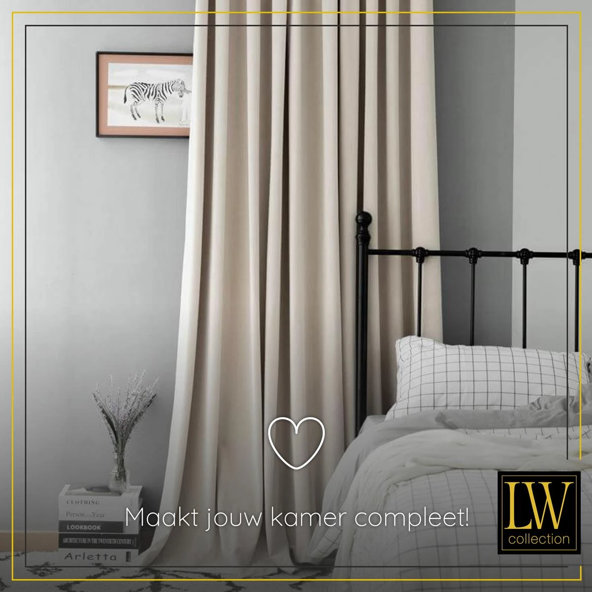 LW Collection Kant En Klaar Gordijnen Beige 290x245 - Afbeelding 8