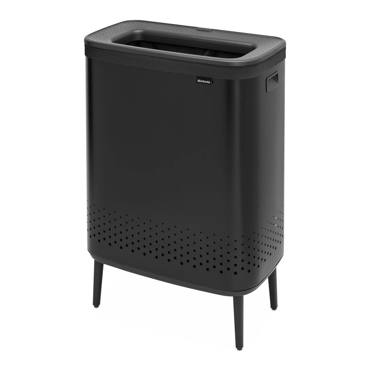 Brabantia Bo Hi Wasbox 2 X 45 L - Matt Black - Afbeelding 5