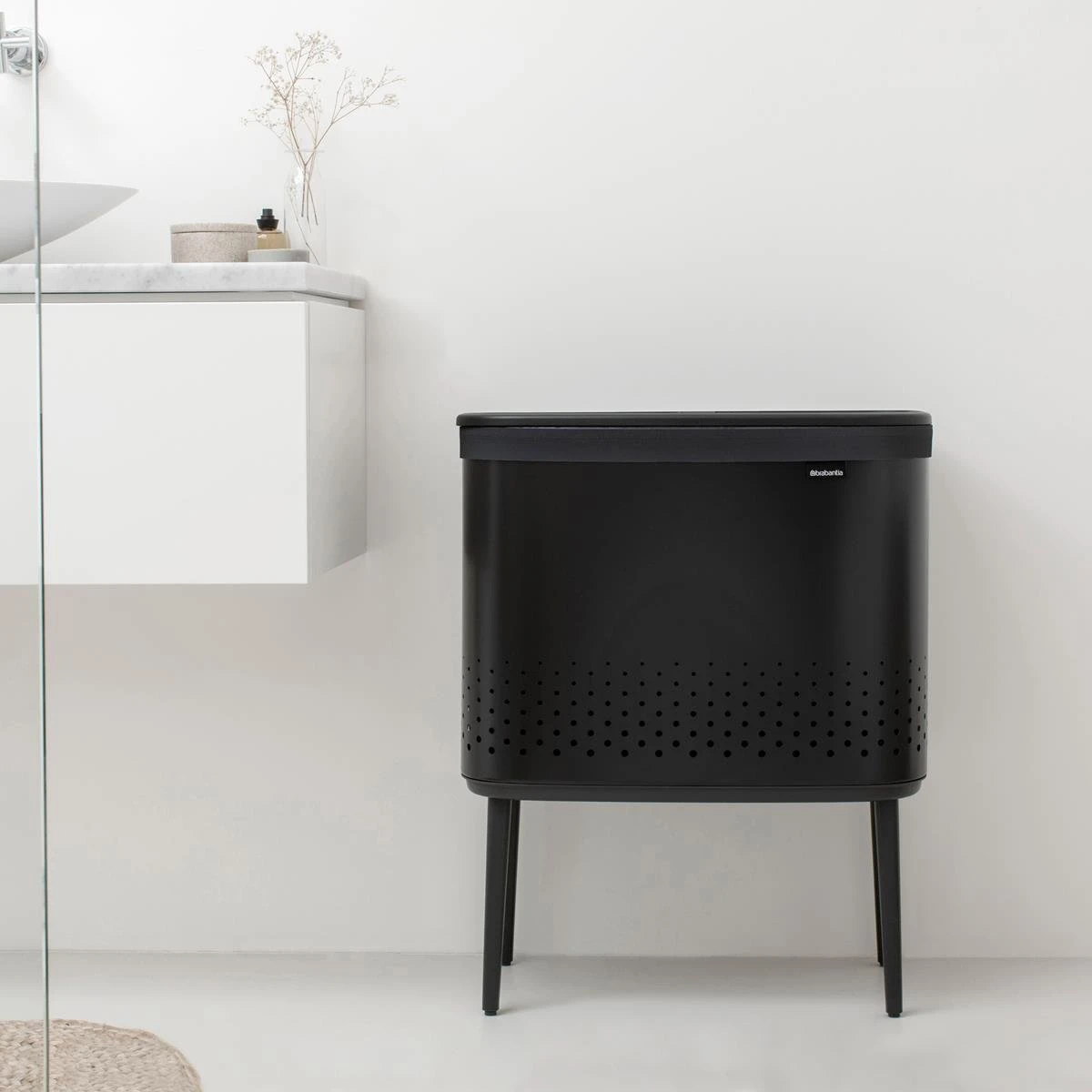 Brabantia Bo Wasbox 60 L - Mat Black - Afbeelding 2
