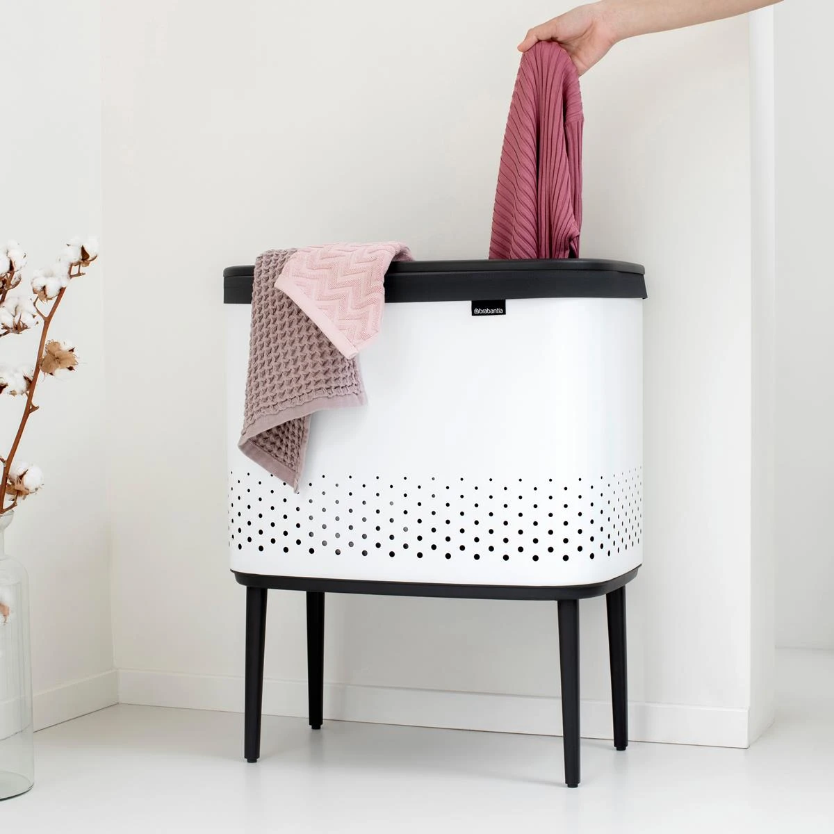 Brabantia Bo Wasbox 60 L - White - Afbeelding 8