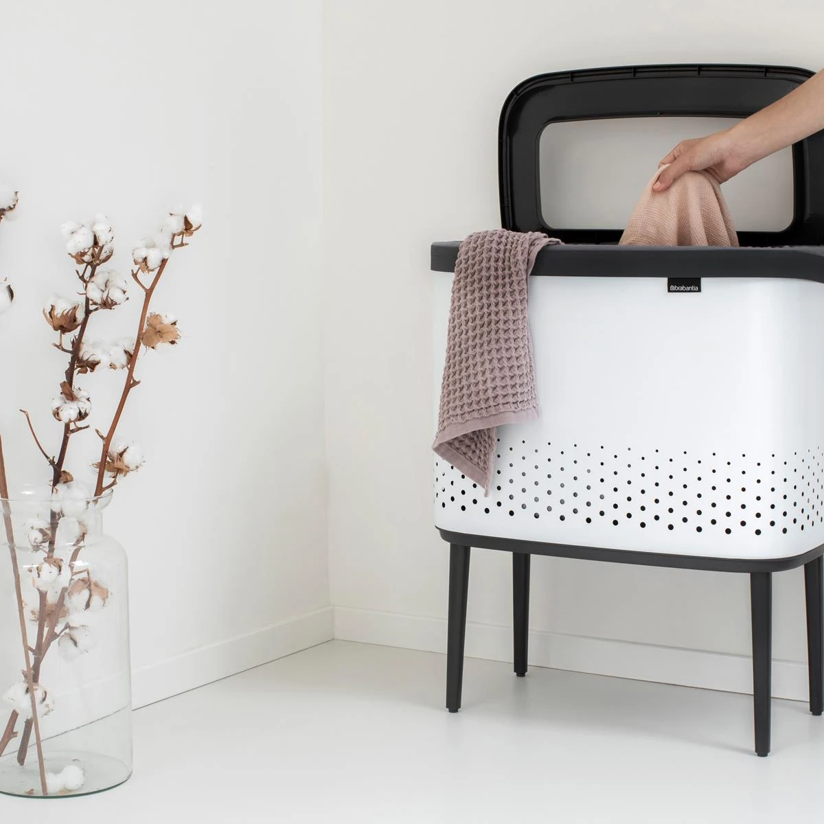 Brabantia Bo Wasbox 60 L - White - Afbeelding 9