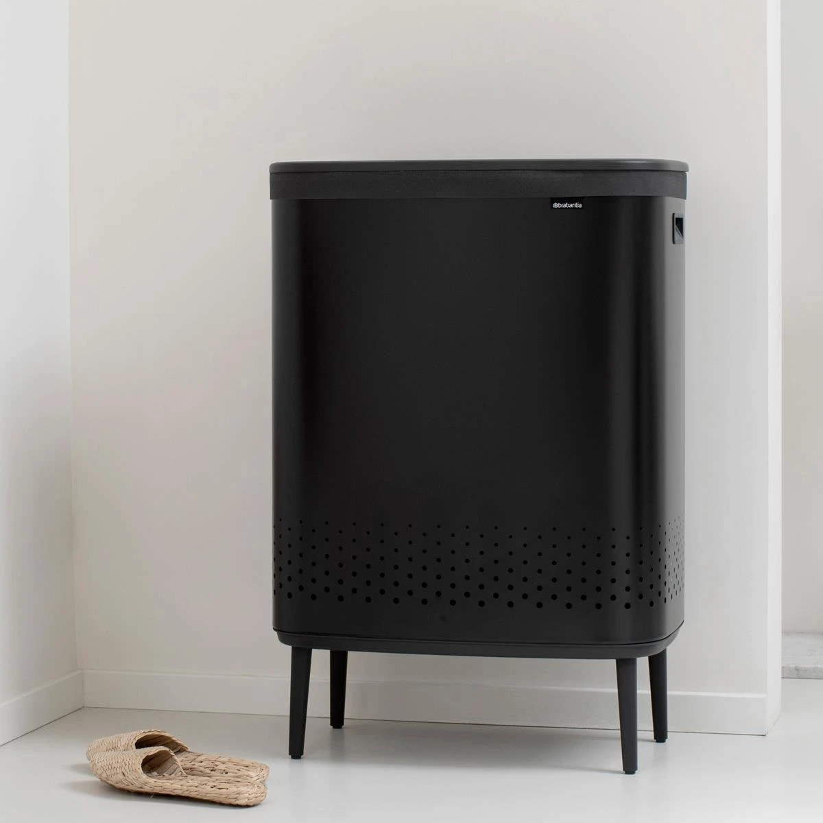 Brabantia Bo Hi Wasbox 2 X 45 L - Matt Black - Afbeelding 11