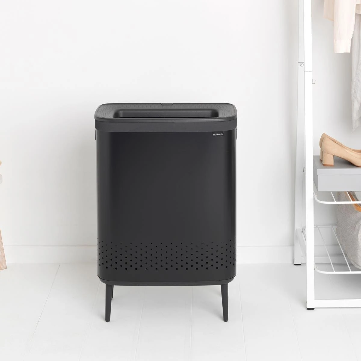 Brabantia Bo Hi Wasbox 2 X 45 L - Matt Black - Afbeelding 14