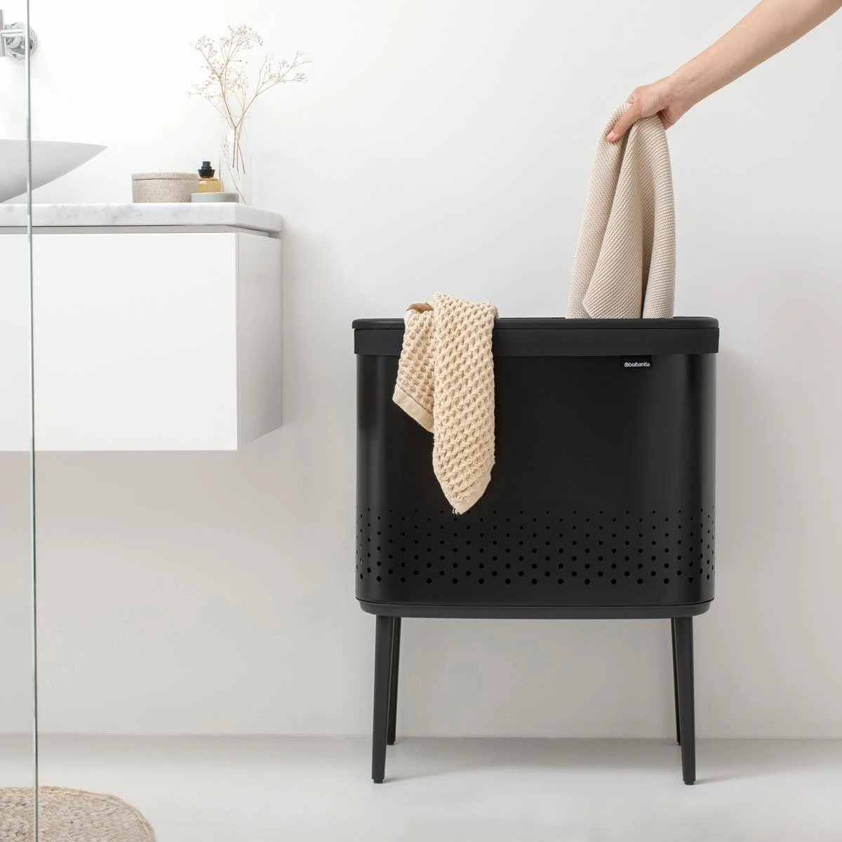 Brabantia Bo Wasbox 60 L - Mat Black - Afbeelding 12
