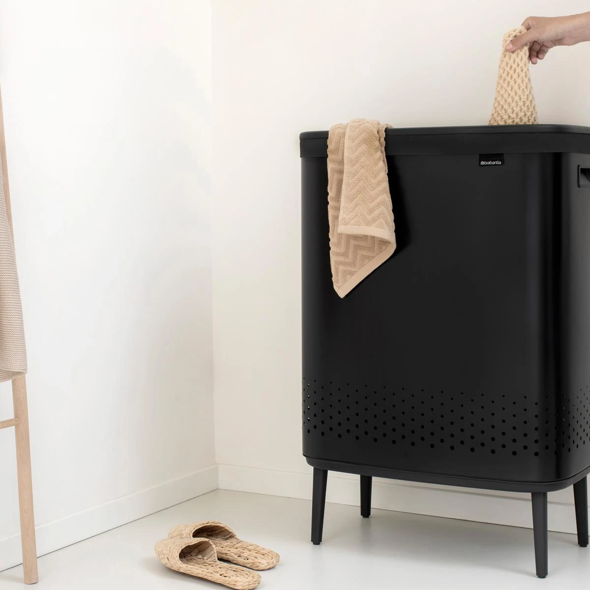 Brabantia Bo Hi Wasbox 2 X 45 L - Matt Black - Afbeelding 16
