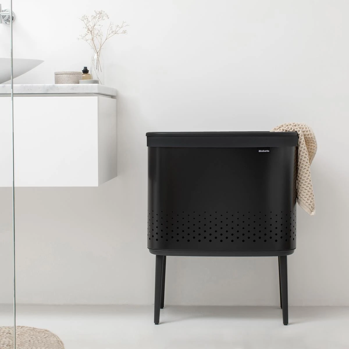 Brabantia Bo Wasbox 60 L - Mat Black - Afbeelding 13