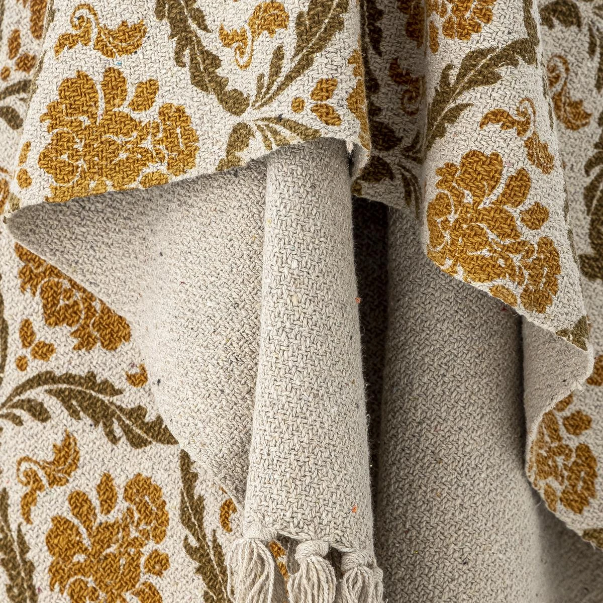 Bloomingville Hanny Plaid - Geel Recycled Katoen - Afbeelding 4