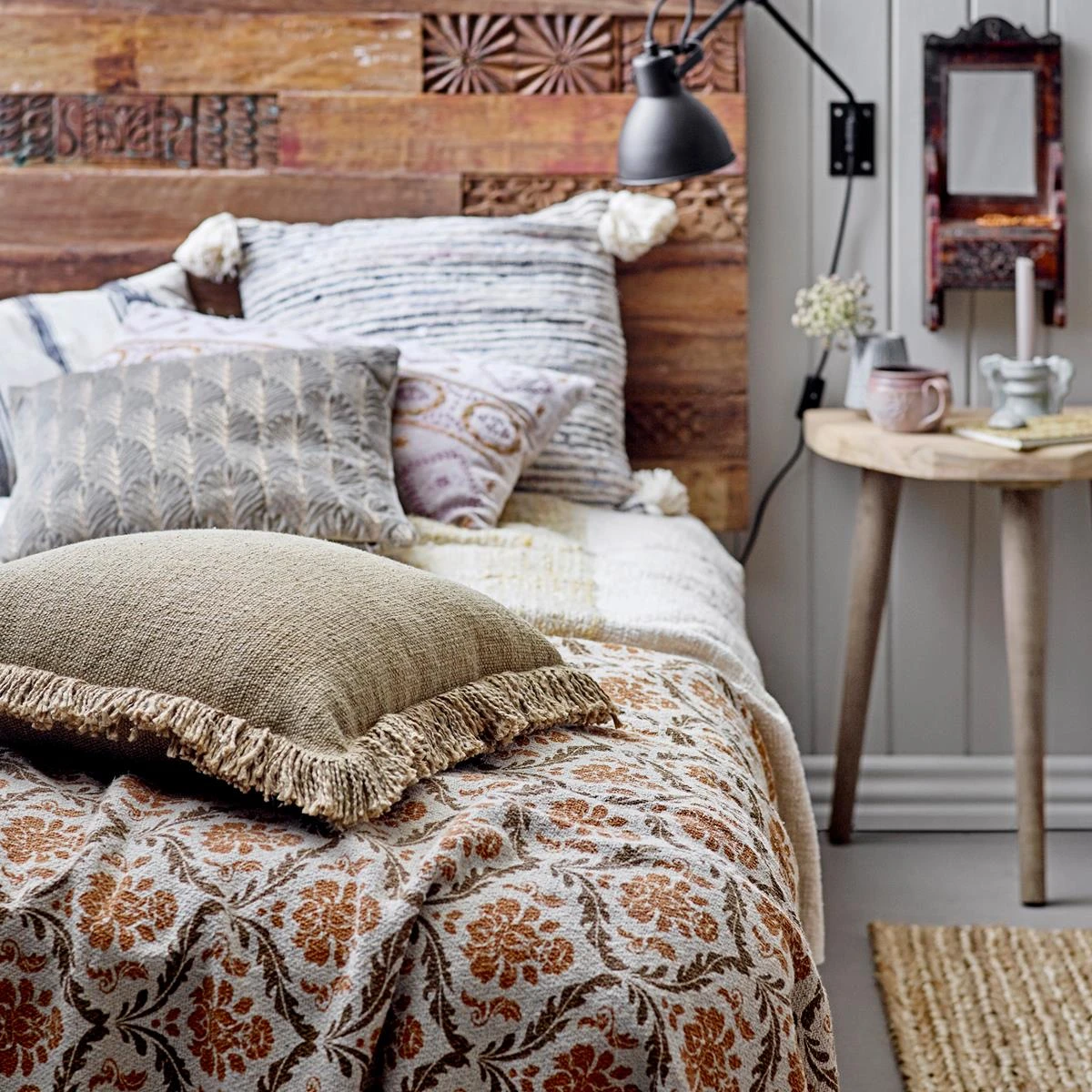 Bloomingville Hanny Plaid - Geel Recycled Katoen - Afbeelding 2