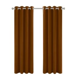 LW Collection Kant En Klaar Gordijnen Oranje 140x225cm