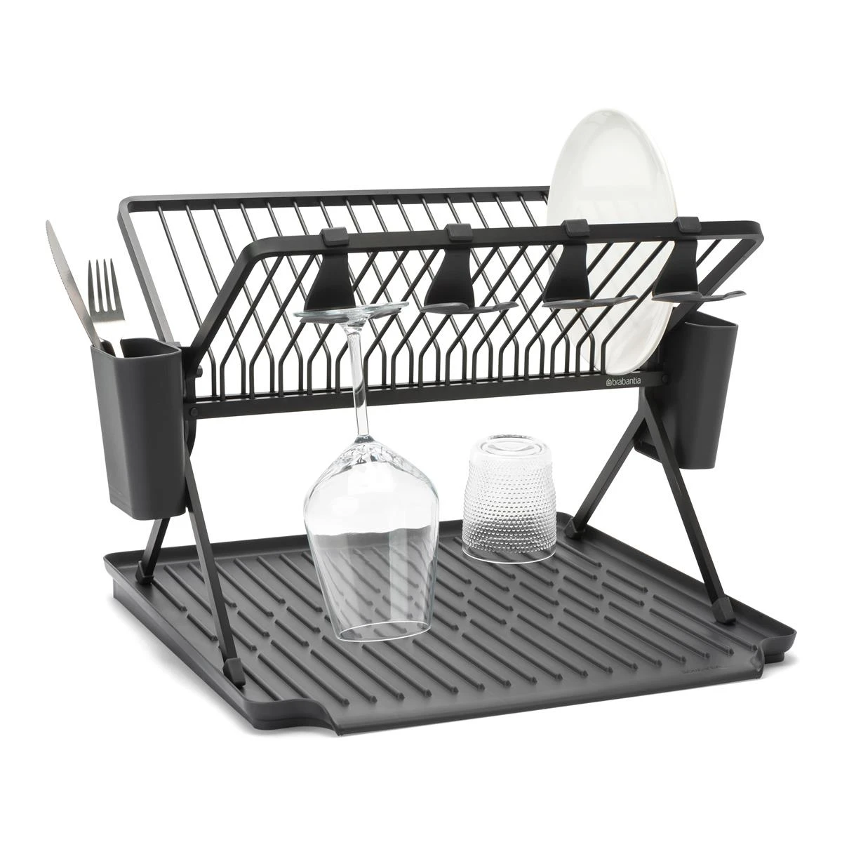 Brabantia Sink Side Inklapbaar Afdruiprek - Dark Grey - Afbeelding 6