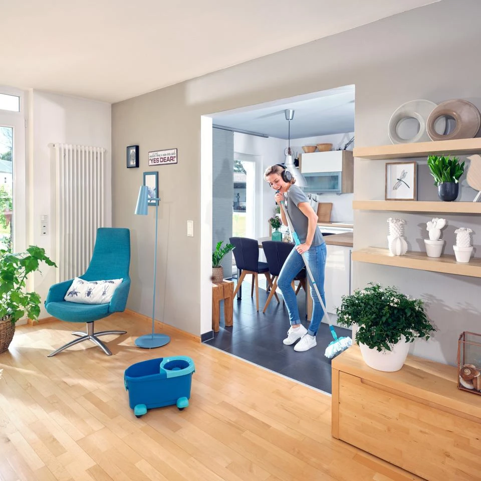 Leifheit Clean Twist Complete Dweilset Met Wieltjes - Afbeelding 12