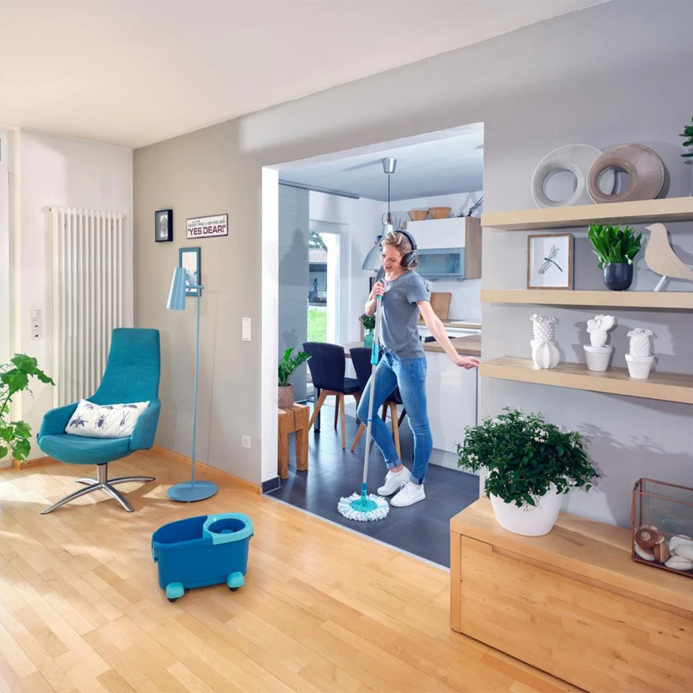 Leifheit Clean Twist Complete Dweilset Met Wieltjes - Afbeelding 14