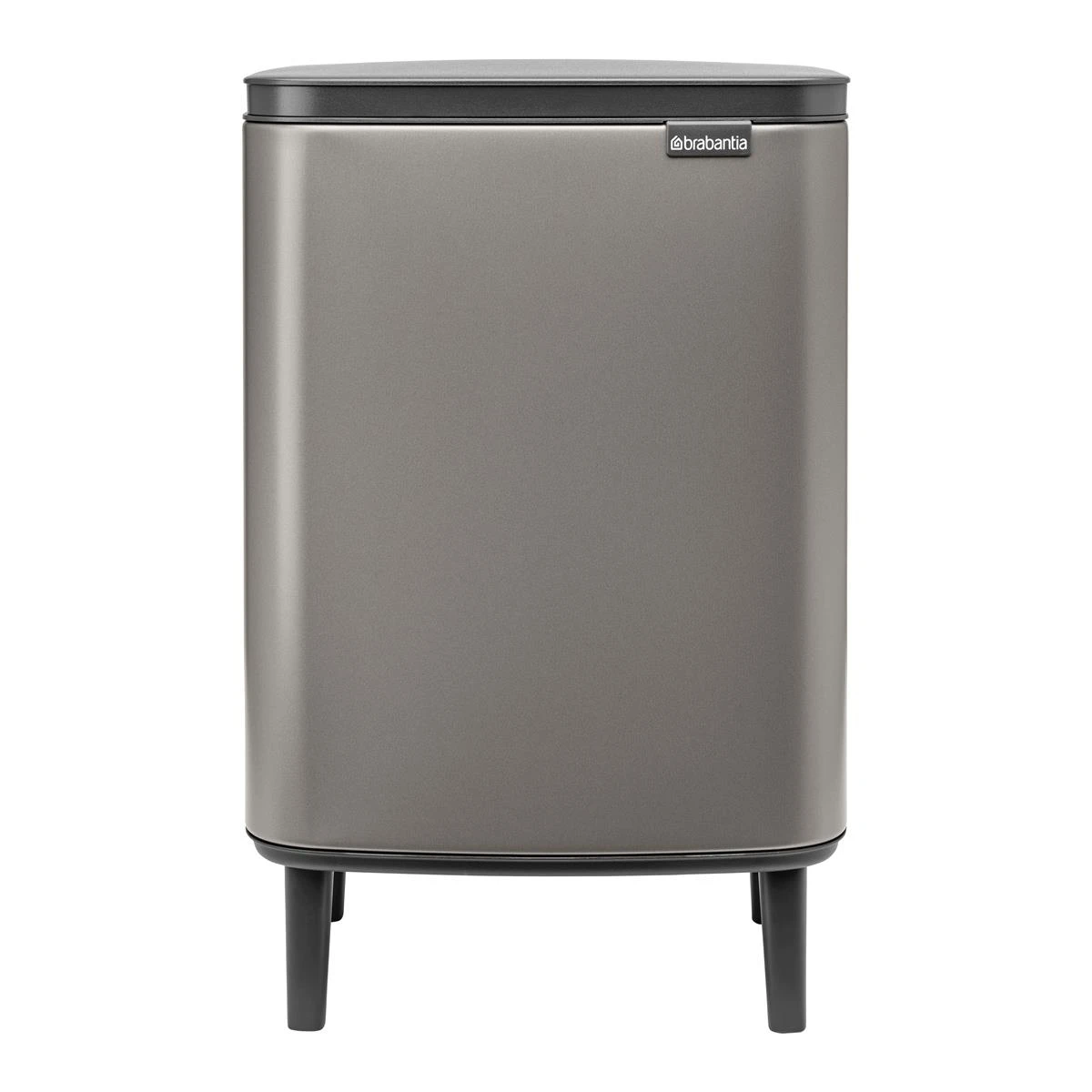 Brabantia Bo Hi Afvalemmer 12 L - Platinum