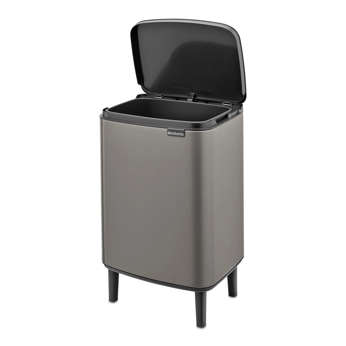 Brabantia Bo Hi Afvalemmer 12 L - Platinum - Afbeelding 4