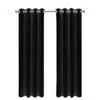 LW Collection Kant En Klaar Gordijnen Zwart 140x270cm