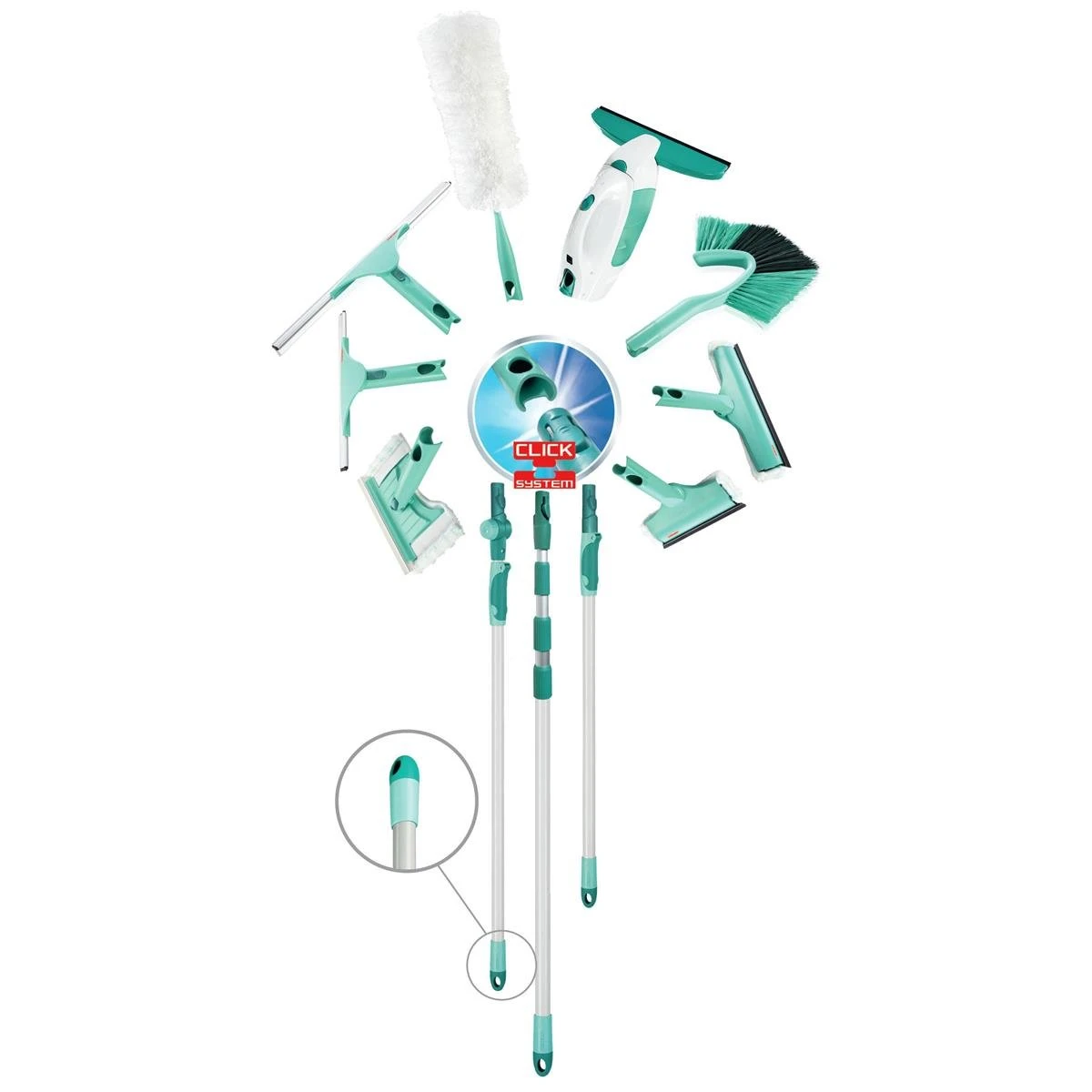 Leifheit 3-in-1 Raamwisser Vervangingsdoek - Afbeelding 2