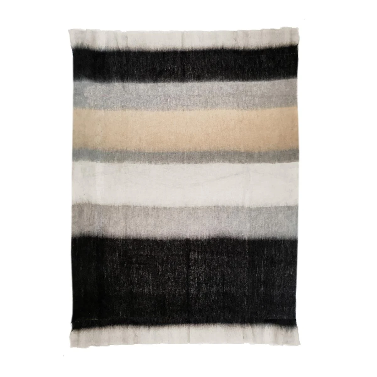Malagoon Black Mohair Plaid 125 X 150 Cm - Afbeelding 2