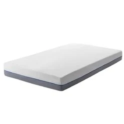 Beliani - GLEE - Traagschuimmatras - Grijs - 90 X 200 Cm - Polyester