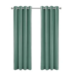 LW Collection Kant En Klaar Gordijnen Groen 140x270cm