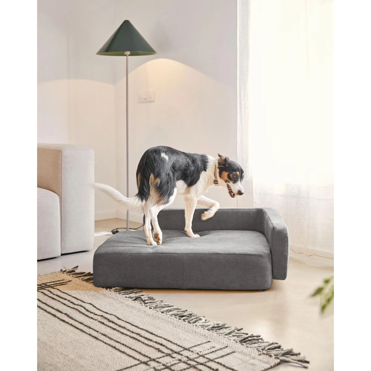 Kave Home - Bowie Groot Huisdierenbed In Donkergrijs 73 X 98cm - Afbeelding 6