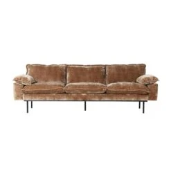 HKliving Retro Sofa 4-zitsbank
