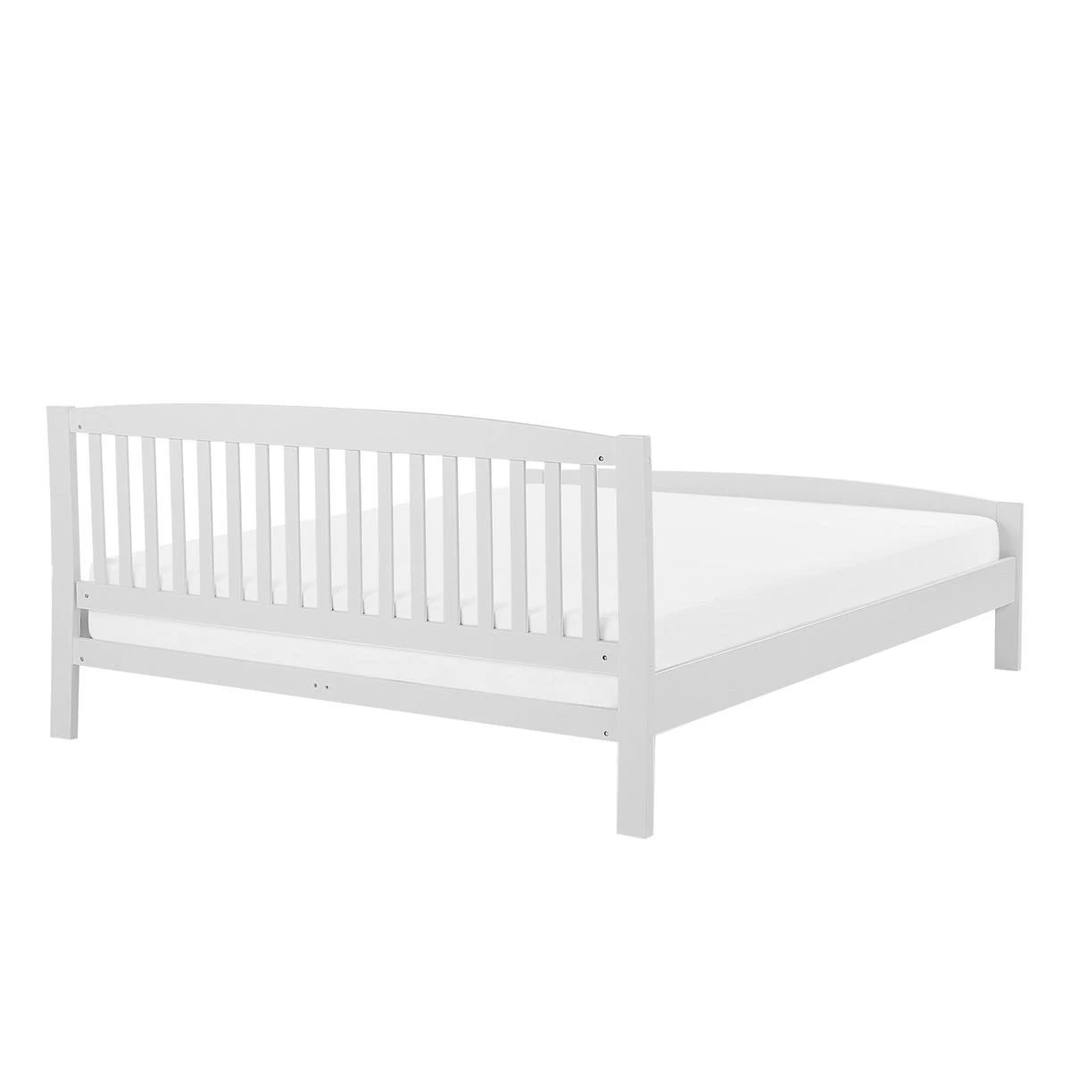 Beliani - CASTRES - Tweepersoonsbed - Wit - 180 X 200 Cm - Dennenhout - Afbeelding 4