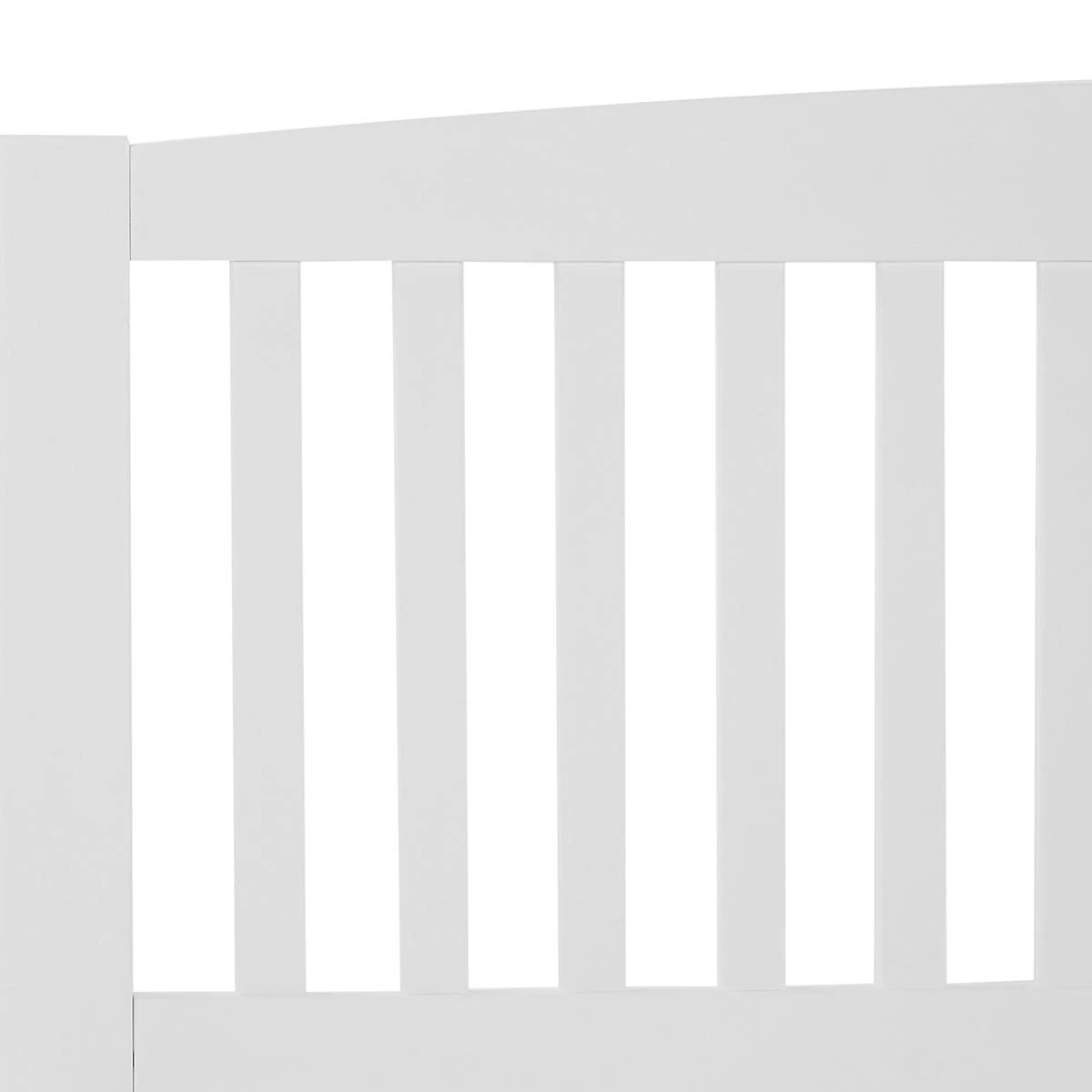 Beliani - CASTRES - Tweepersoonsbed - Wit - 180 X 200 Cm - Dennenhout - Afbeelding 6