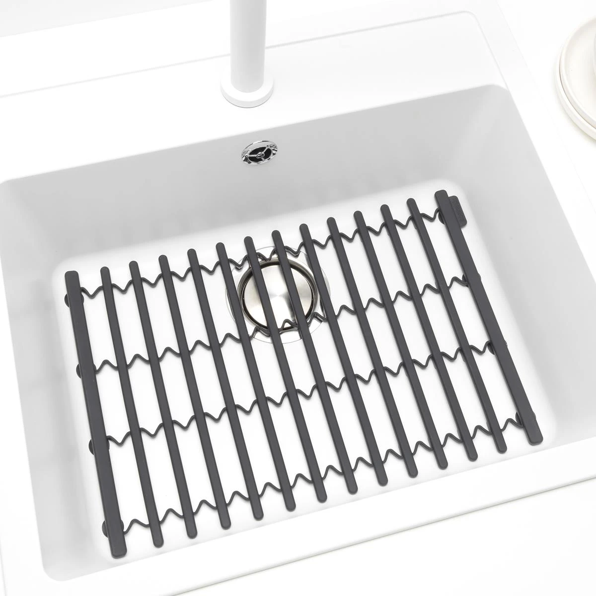 Brabantia Sink Side Gootsteen Mat - Dark Grey - Afbeelding 6