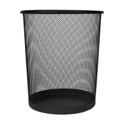 QUVIO Prullenbak Mesh - Zwart