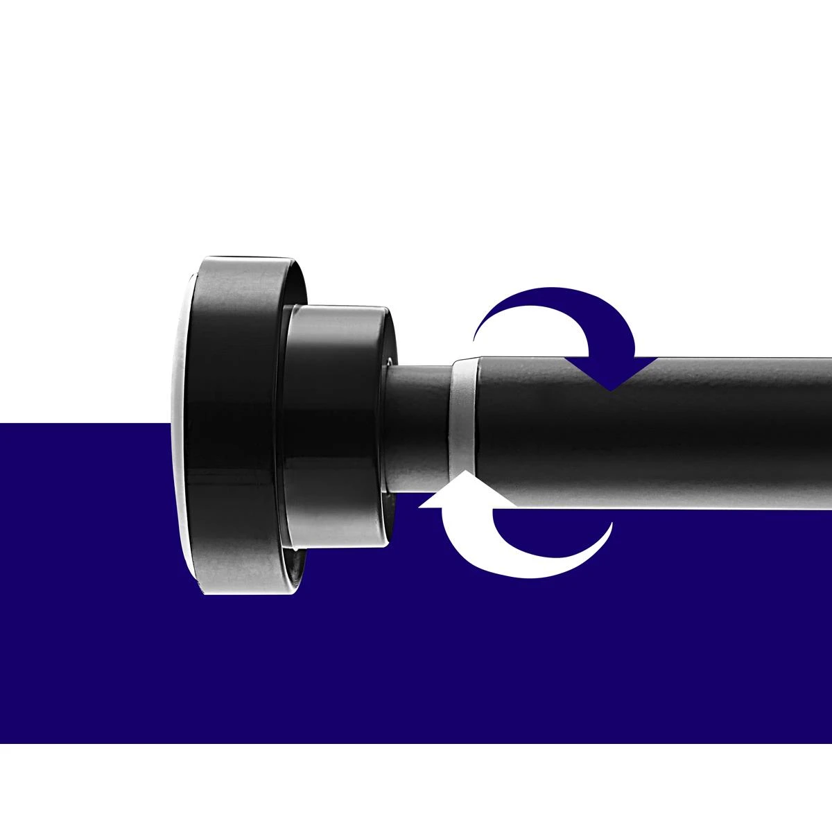 ACAZA Gordijnroede Zwart - Afbeelding 5