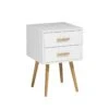 Beliani - ALABAMA - Nachtkastje - Wit - MDF