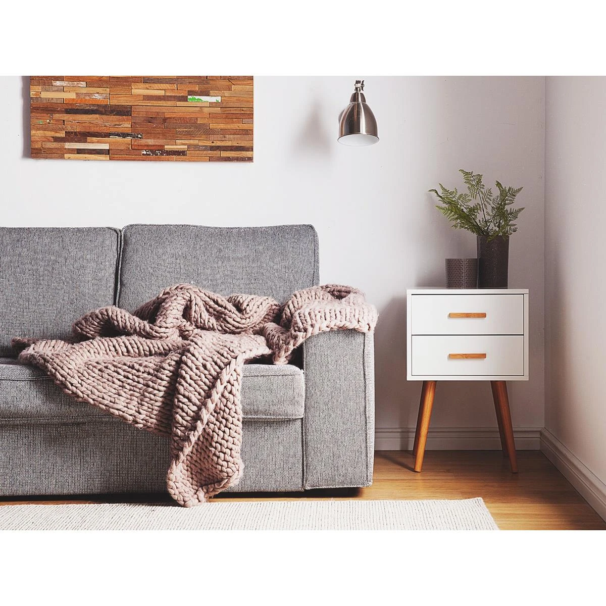 Beliani - ALABAMA - Nachtkastje - Wit - MDF - Afbeelding 2