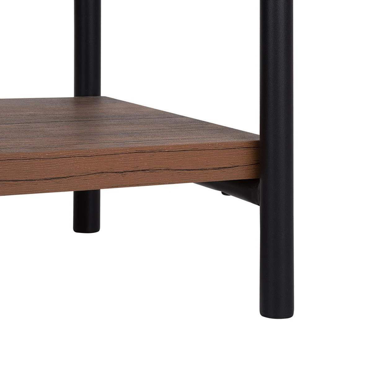 Beliani - BRISBANE L - Boekenkast - Donkere Houtkleur - MDF - Afbeelding 8