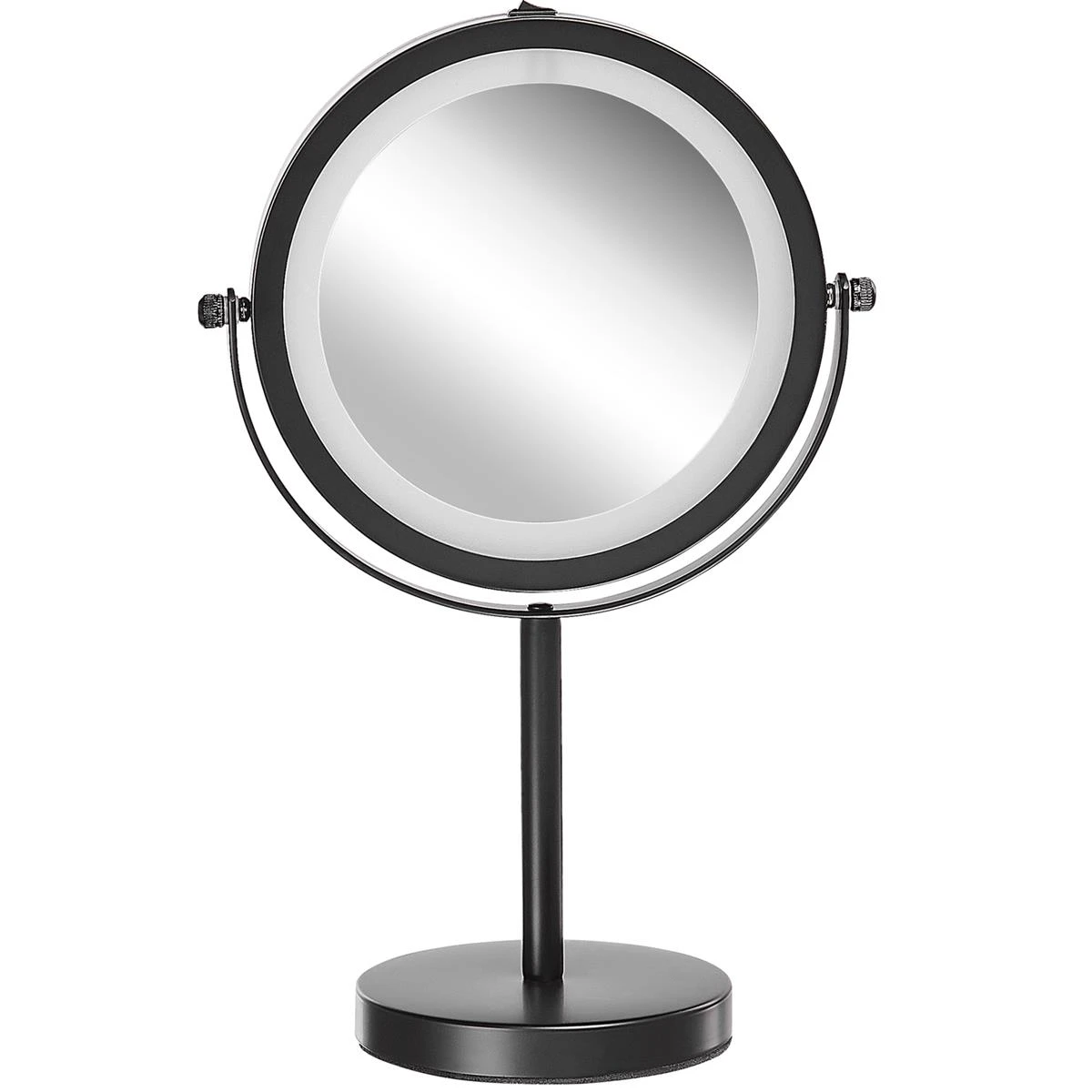 Beliani - TUCHAN - Make-up Spiegel - Zwart - IJzer - Afbeelding 3