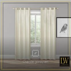 LW Collection Kant En Klaar Gordijnen Wit 140x270cm