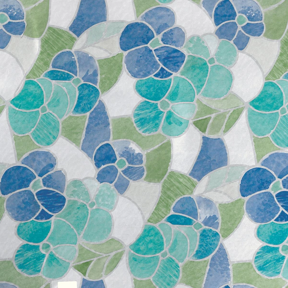 D-c-fix | Zelfklevende Raamfolie - Lisboa Blauw - 200x45 Cm - Afbeelding 2