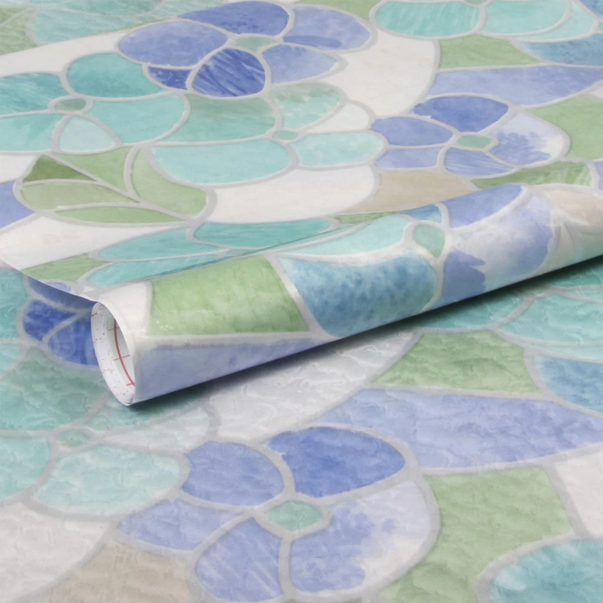 D-c-fix | Zelfklevende Raamfolie - Lisboa Blauw - 200x45 Cm